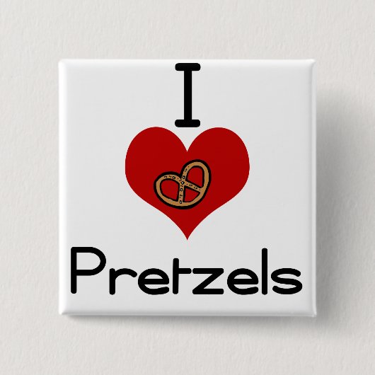 Liebeherz I Brezel Button (Vorderseite)