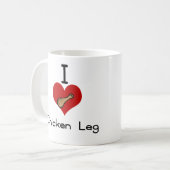 Liebeherz I Hühnerbeine Kaffeetasse (Vorderseite Links)