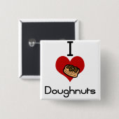 Liebeherz I Krapfen Button (Vorne & Hinten)