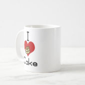 Liebeherz I Kuchen Kaffeetasse (Vorderseite Links)