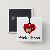 Liebeherz I Schweinekotelett Button (Vorne & Hinten)