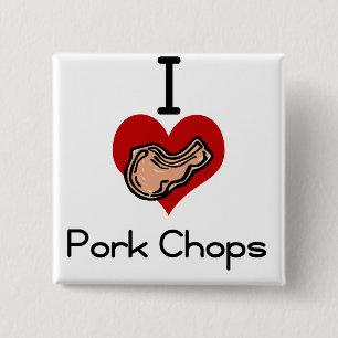 Liebeherz I Schweinekotelett Button