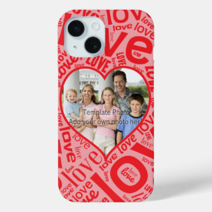 Liebeherz-Wortkunst mit Fotoschablone Case-Mate iPhone Hülle