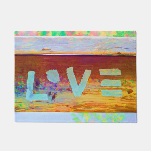 LiebeHippie Bohemisches Boho Fußmatte (Vorderseite)