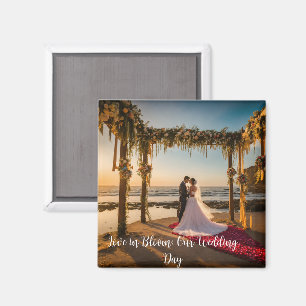 #LiebeInBlüte: UnserHochzeitstagMagnet Magnet