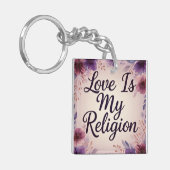 LiebeIstMeineReligion Schlüsselanhänger (Vorderseite links)