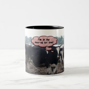 Liebekühe Zweifarbige Tasse
