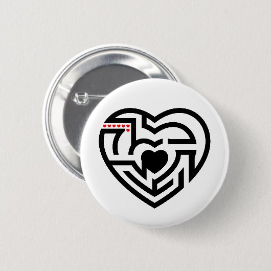 Liebelabyrinth Button (Vorne & Hinten)