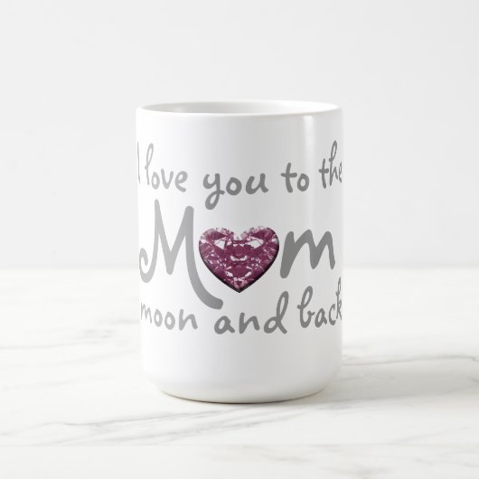 Liebemamma moon und hintere Tasse (Mittel)