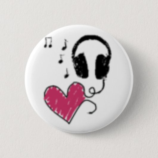 Liebemusik Button (Vorderseite)