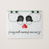 Liebemutterschafschafe Puzzle (Horizontal)