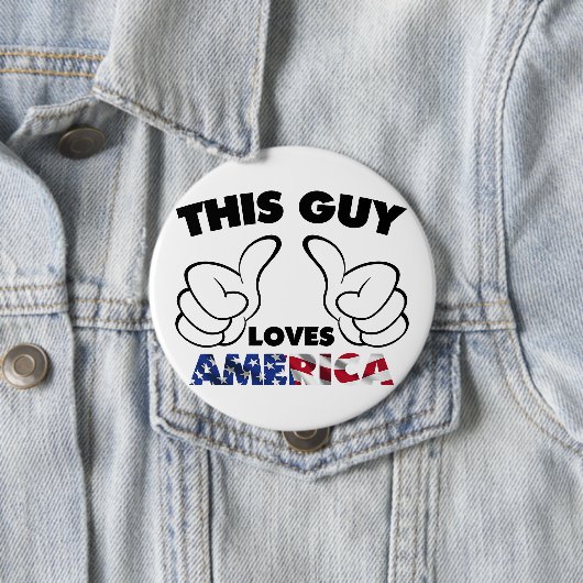 Lieben Amerika dieses Typ Button (Beispiel)