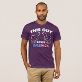 Lieben Amerika dieses Typ T-Shirt (Vorne ganz)
