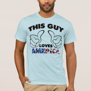 Lieben Amerika dieses Typ T-Shirt