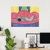 Lieben auf einem Sofa Poster (Heimbüro)