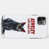 Lieben Black Cats Elegantes Halloween-Design Case-Mate iPhone Hülle (Rückseite (Horizontal))