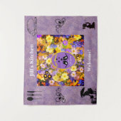 Lieben blühen wandteppich (Vorderseite)