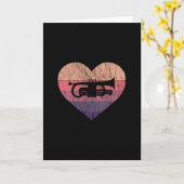 Lieben Cornet und Flugelhorn Karte (Gelbe Blume)