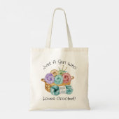 Lieben Crochet Personalisiert Tragetasche (Rückseite)