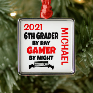 Lieben des 6. Grades Videospiele CUSTOM Ornament Aus Metall