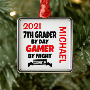Lieben des 7. Grades Videospiele CUSTOM Ornament Aus Metall