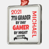 Lieben des 7. Grades Videospiele CUSTOM Ornament Aus Metall (Links)