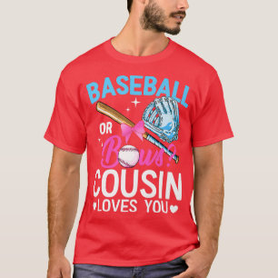 Lieben des Baseball- oder Bows-Cousins, bei denen T-Shirt