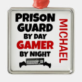 Lieben des Gefängnisschutzes bei Videospielen Ornament Aus Metall (Vorne)