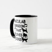 Lieben des Gefäßchirurgen Hunde Tasse (Vorderseite Links)