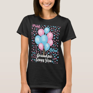 Lieben des Geschlechts Rosa oder Blau Opa T-Shirt