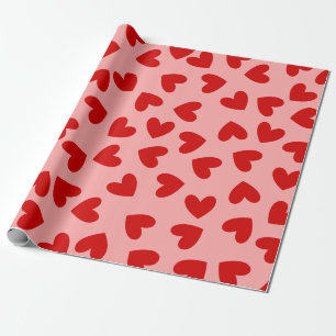 Lieben des Maneaters rosa Geschenkpapier