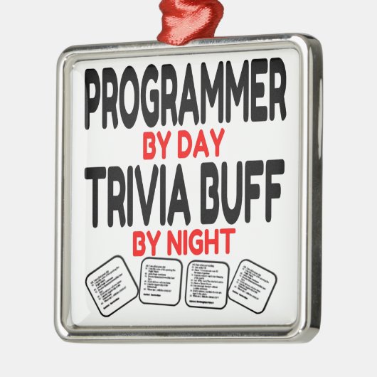 Lieben des Programmierers Trivia Ornament Aus Metall (Links)