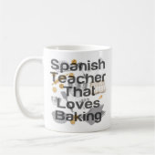 Lieben des Spanischlehrers Backen Kaffeetasse (Links)