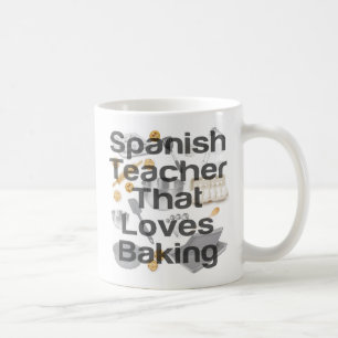 Lieben des Spanischlehrers Backen Kaffeetasse