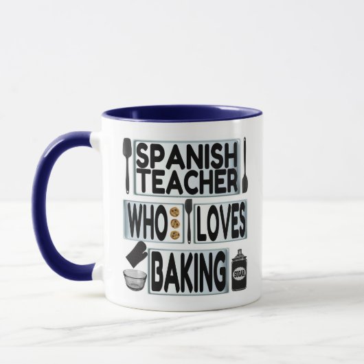 Lieben des Spanischlehrers Backen Tasse (Links)