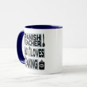 Lieben des Spanischlehrers Backen Tasse (Vorderseite Links)