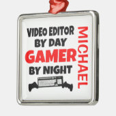 Lieben des Videoeditors Ornament Aus Metall (Links)