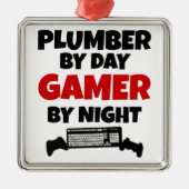 Lieben, die Videospiele spielen Ornament Aus Metall (Vorne)