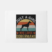 Lieben Dobermans Door Mat Fußmatte (Vorderseite)