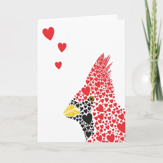 Lieben etwas Rotes Karte (Vorderseite)