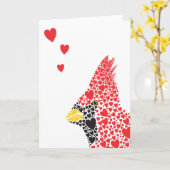 Lieben etwas Rotes Karte (Gelbe Blume)