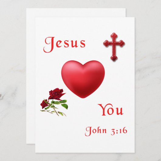 Lieben Feiertagskarte (Vorne/Hinten)