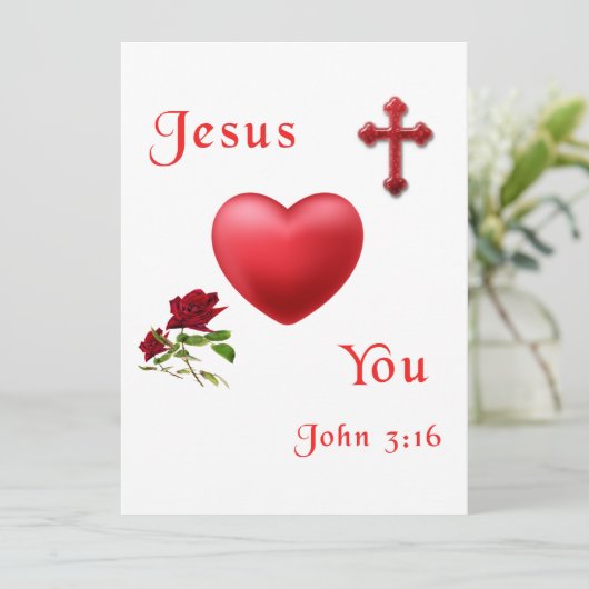 Lieben Feiertagskarte (Stehend Vorderseite)