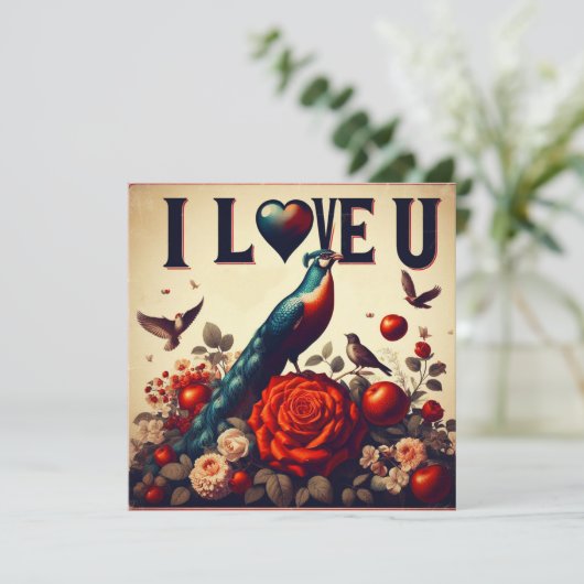 Lieben Feiertagskarte (Stehend Vorderseite)