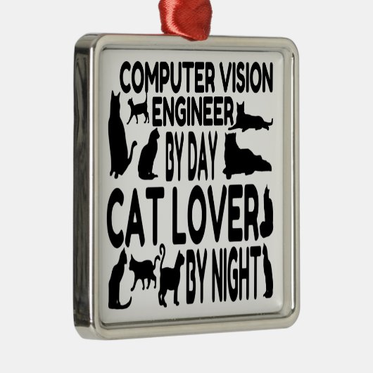 Lieben für Computervision Engineer Ornament Aus Metall (Rechts)