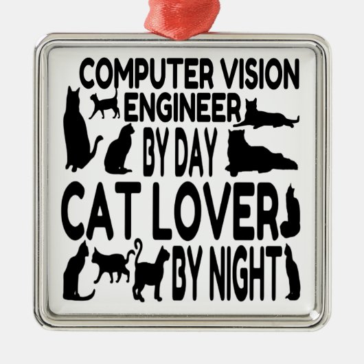 Lieben für Computervision Engineer Ornament Aus Metall (Vorne)