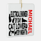Lieben für Elektroingenieure Cats CUSTOM Keramikornament (Rechts)