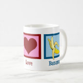 Lieben für Frieden Kaffeetasse (VorderseiteRechts)