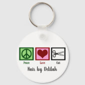 Lieben für Frieden Schlüsselanhänger (Rückseite)