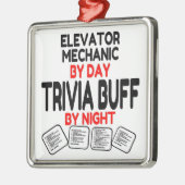 Lieben für Höhenruder Trivia Ornament Aus Metall (Links)